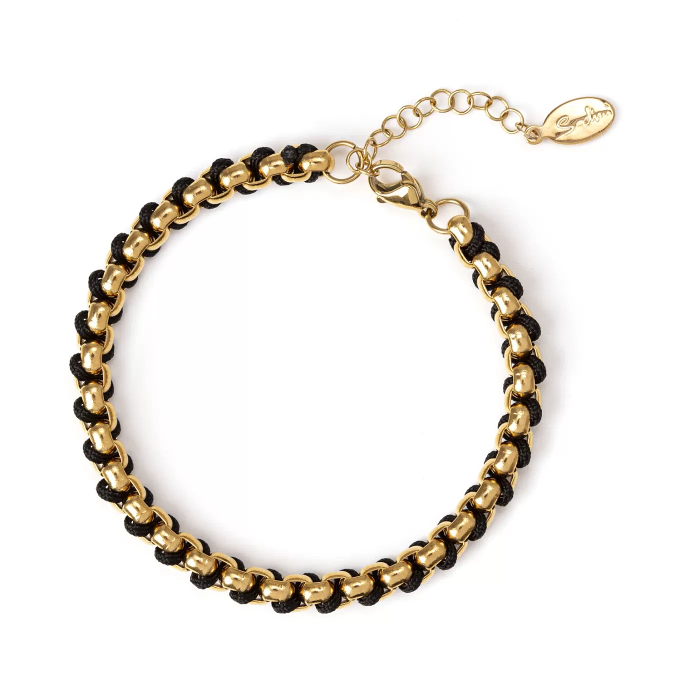 Bracelet ajustable Sodini en alliage doré - Fusion d'élégance intemporelle