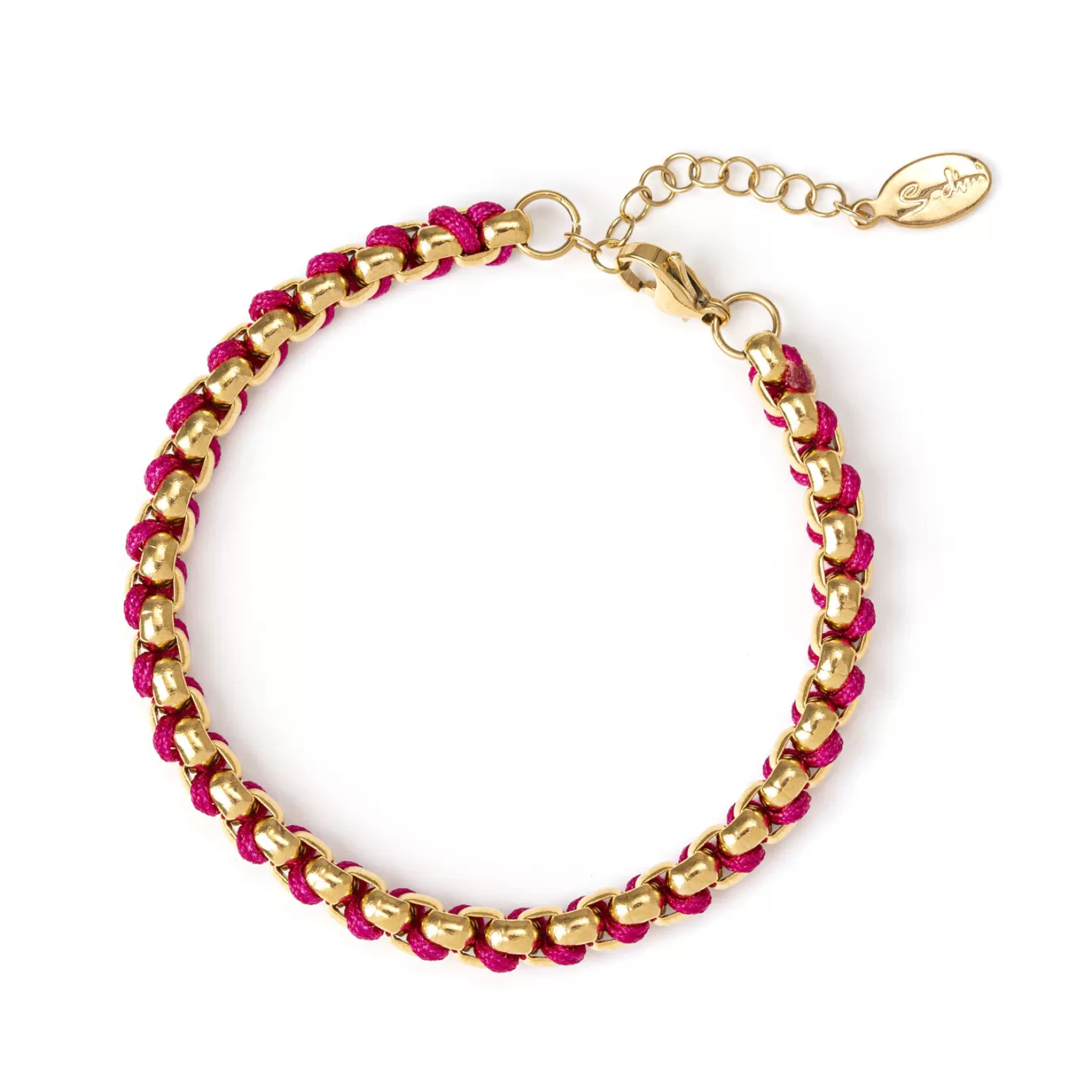 Bracelet ajustable Sodini en alliage doré - Fusion d'élégance intemporelle