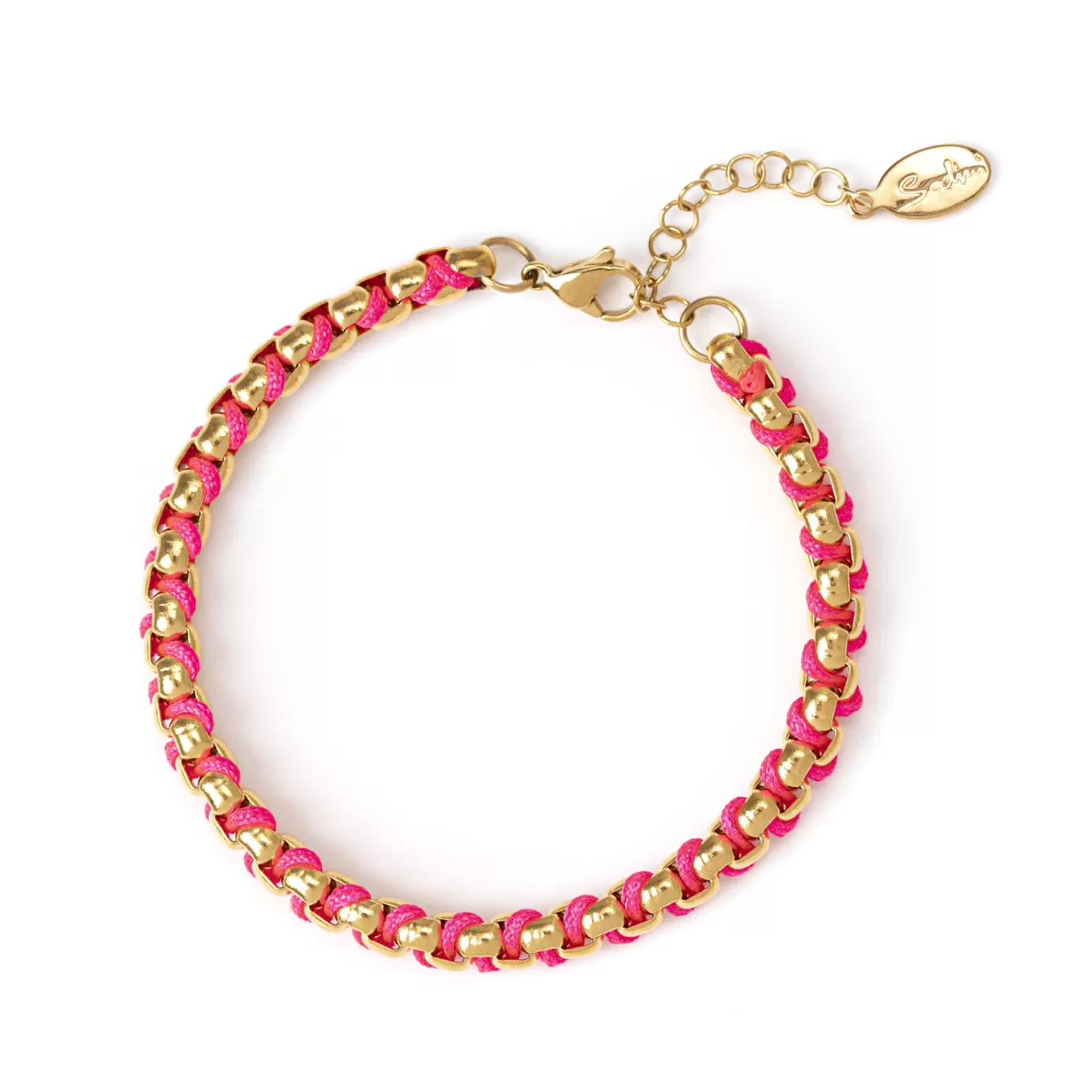 Bracelet ajustable Sodini en alliage doré - Fusion d'élégance intemporelle