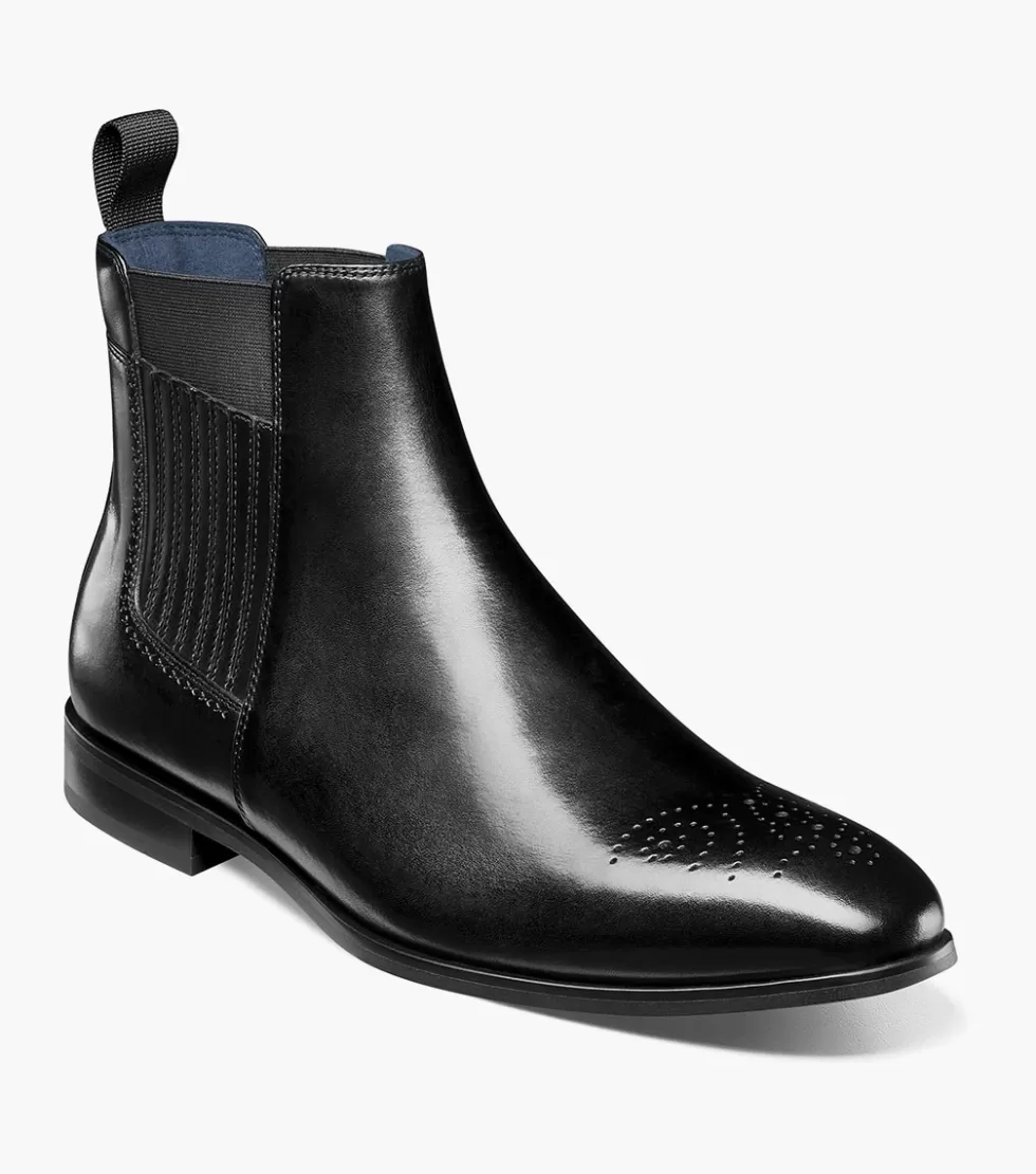 Bradley Noir Élégant - Chaussures Homme Stacy Adams | Style Urbain & Confort Premium - Édition Exclusive Automne 2024