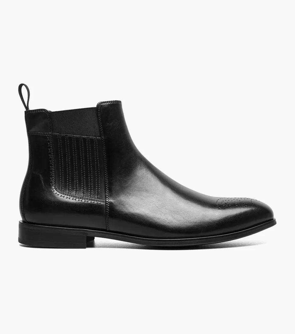 Bradley Noir Élégant - Chaussures Homme Stacy Adams | Style Urbain & Confort Premium - Édition Exclusive Automne 2024