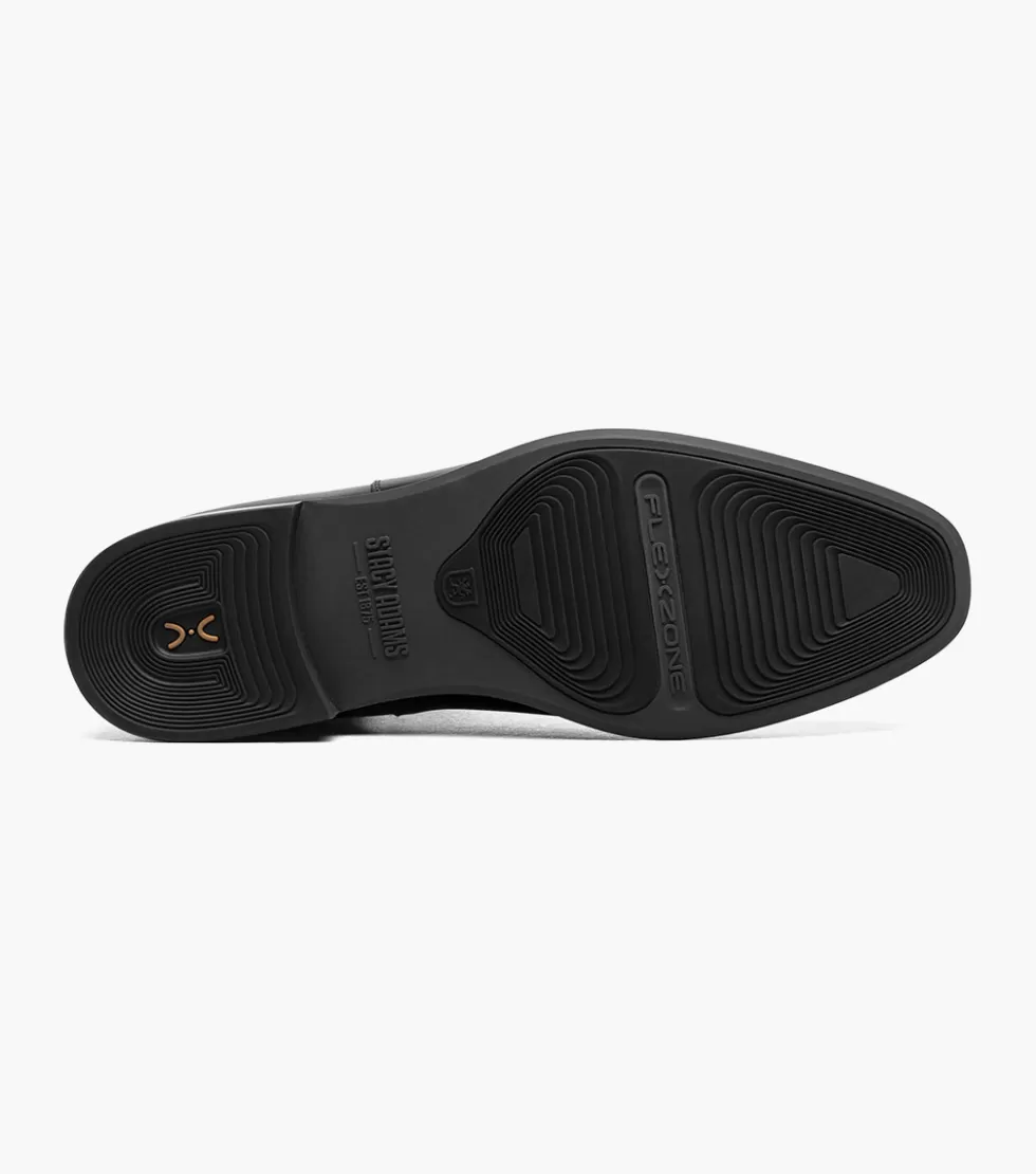 Bradley Noir Élégant - Chaussures Homme Stacy Adams | Style Urbain & Confort Premium - Édition Exclusive Automne 2024