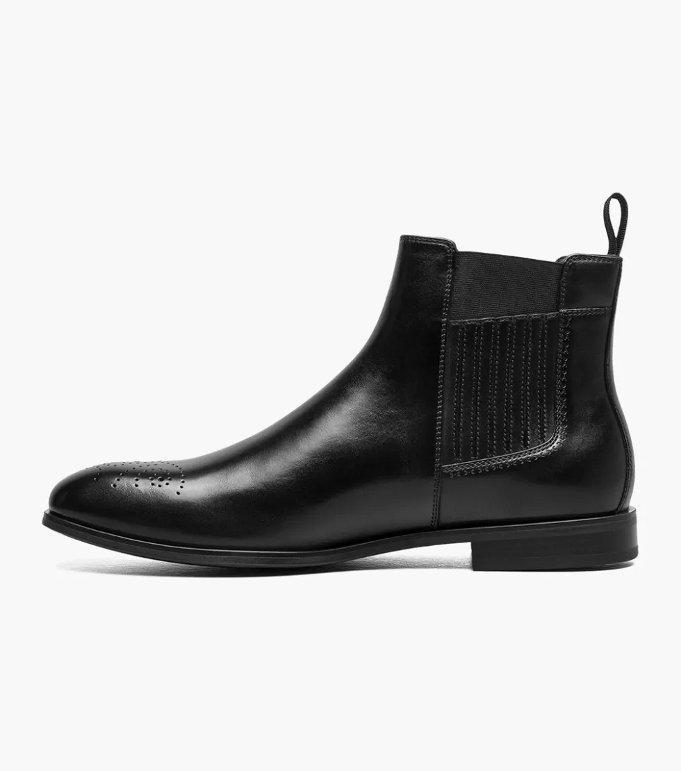 Bradley Noir Élégant - Chaussures Homme Stacy Adams | Style Urbain & Confort Premium - Édition Exclusive Automne 2024