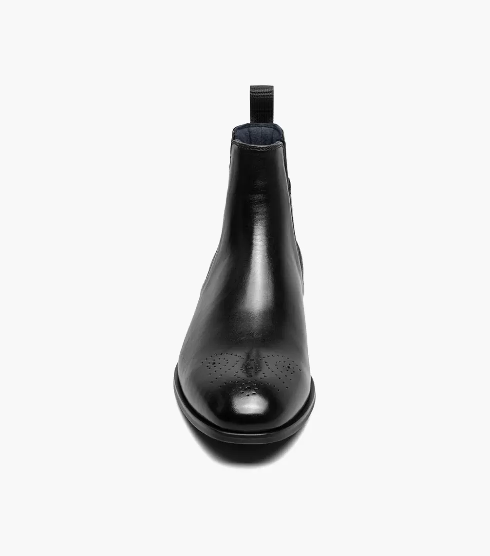 Bradley Noir Élégant - Chaussures Homme Stacy Adams | Style Urbain & Confort Premium - Édition Exclusive Automne 2024
