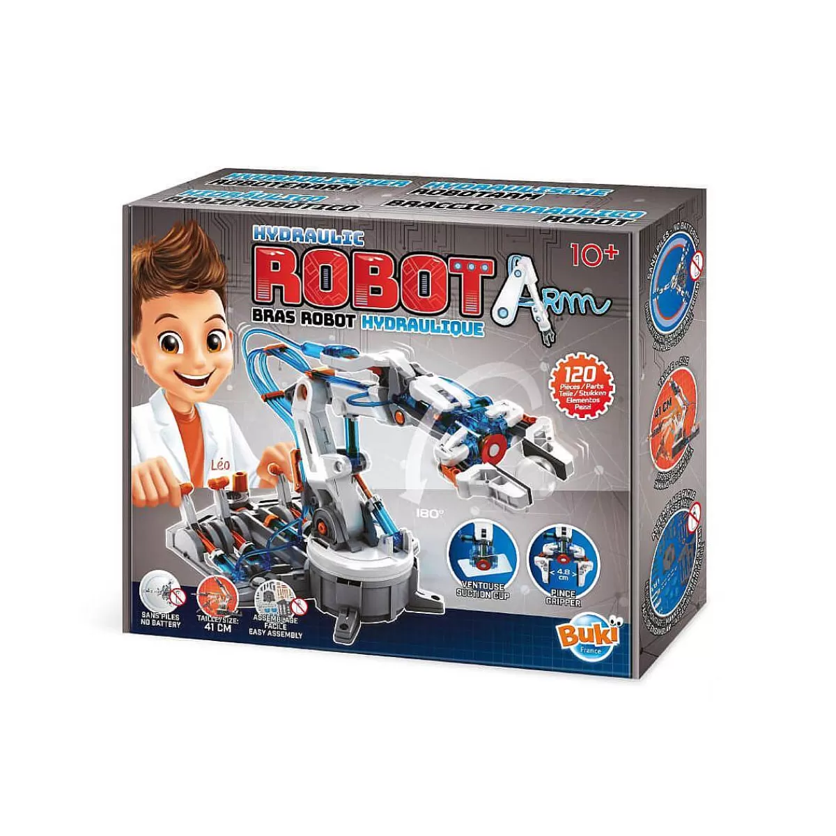 Bras Robotique Hydraulique Expert Buki - Kit Haute Performance pour Projets Mécaniques Avancés