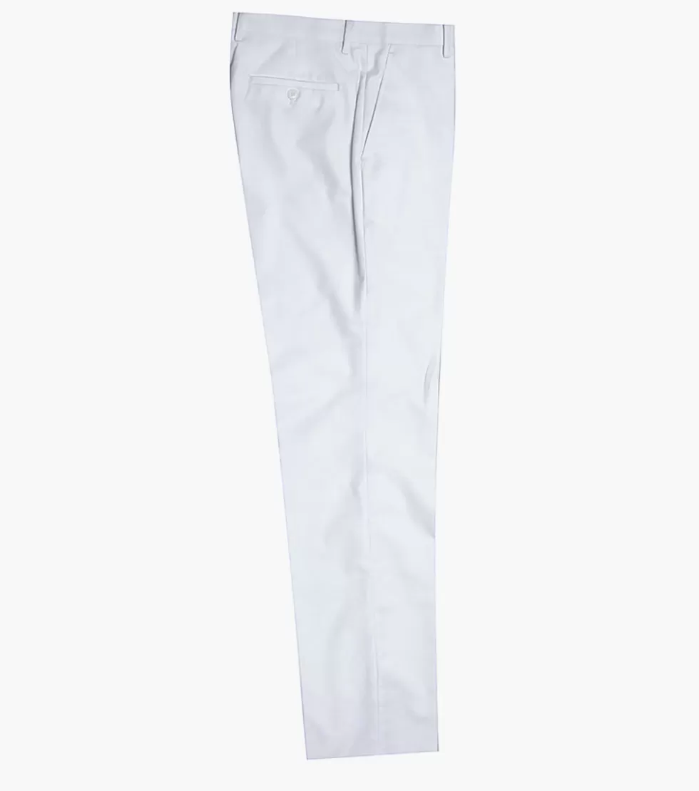 Chaussures Homme Calloway en Cuir Blanc Éclatant - Collection Stacy Adams Édition Exclusive