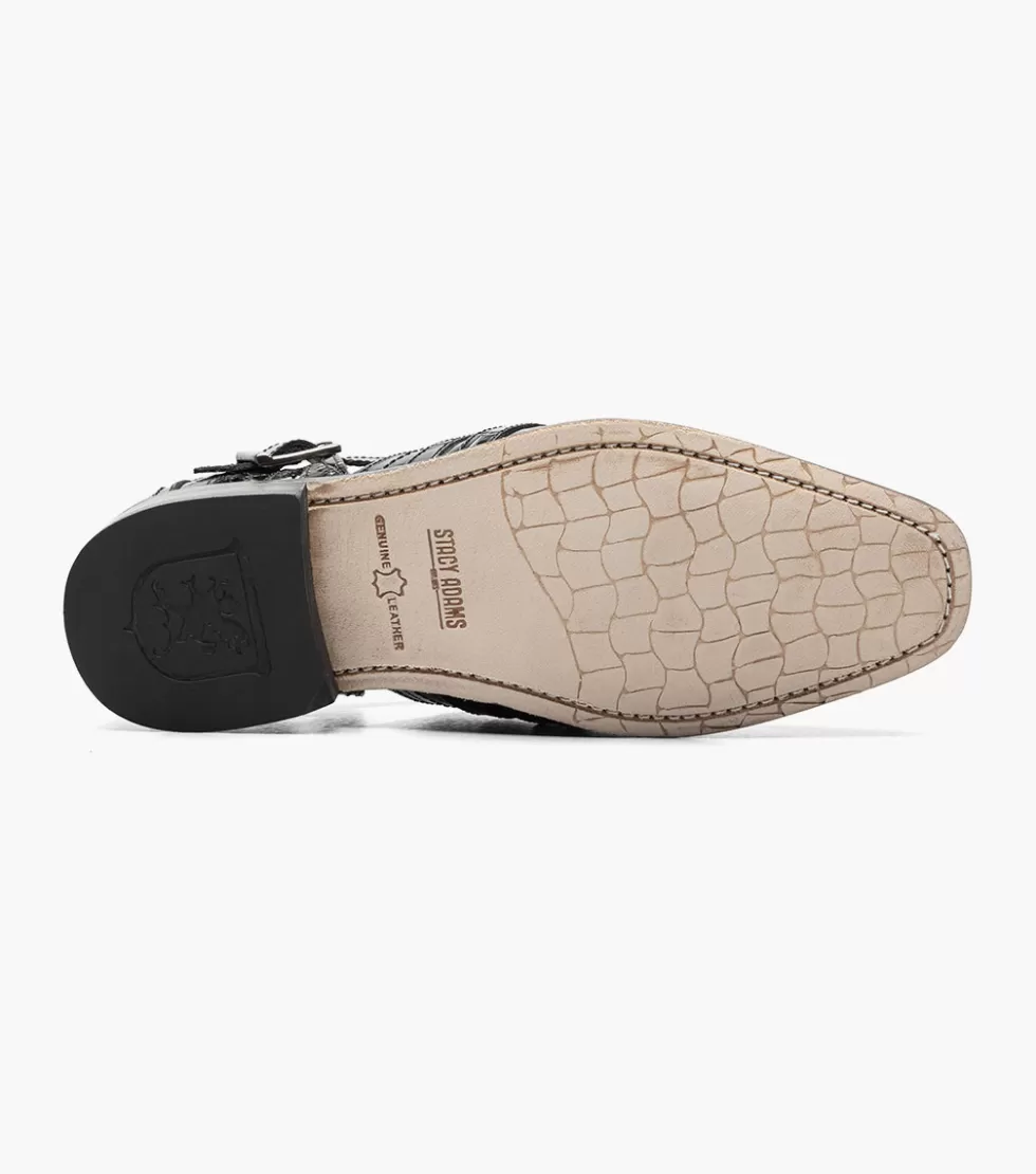 Élégantes chaussures Stacy Adams Calvino en cuir noir - Promotion exclusive