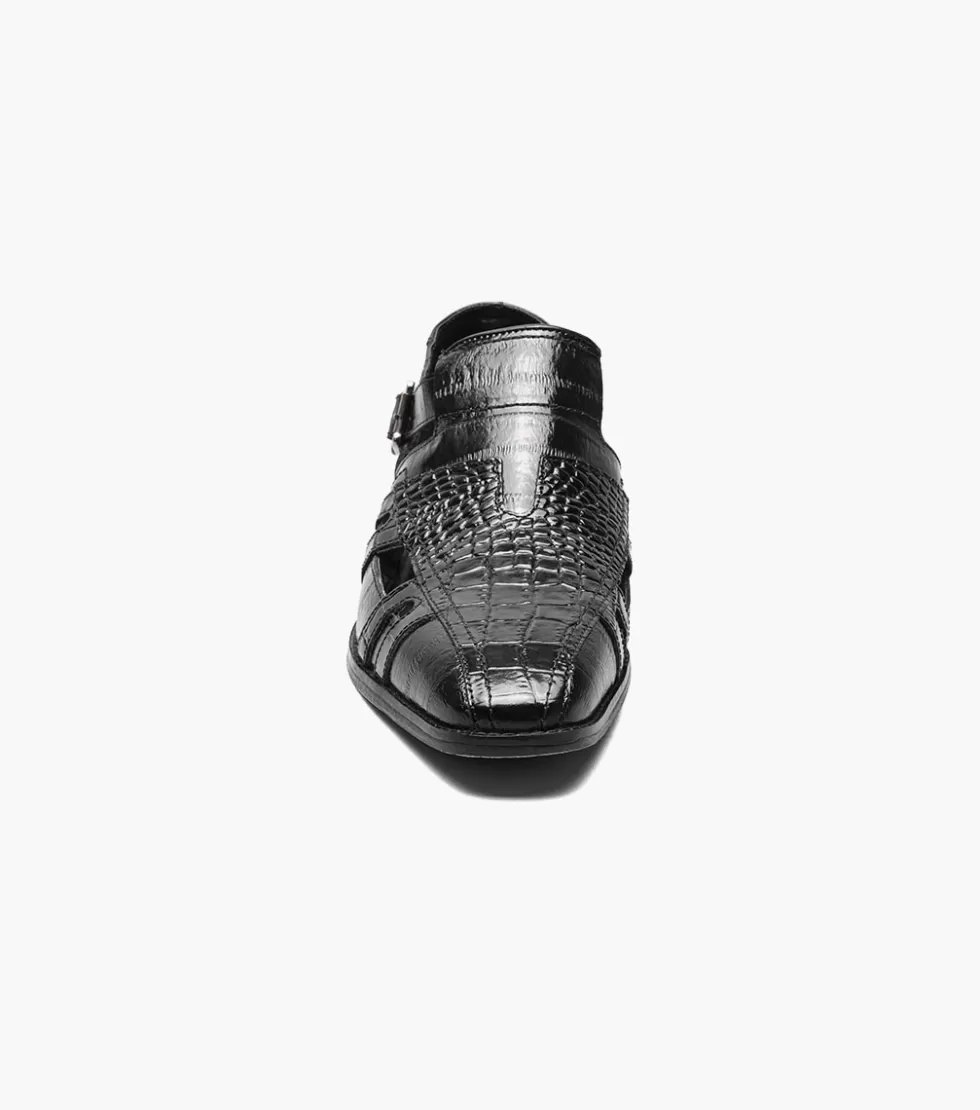 Élégantes chaussures Stacy Adams Calvino en cuir noir - Promotion exclusive