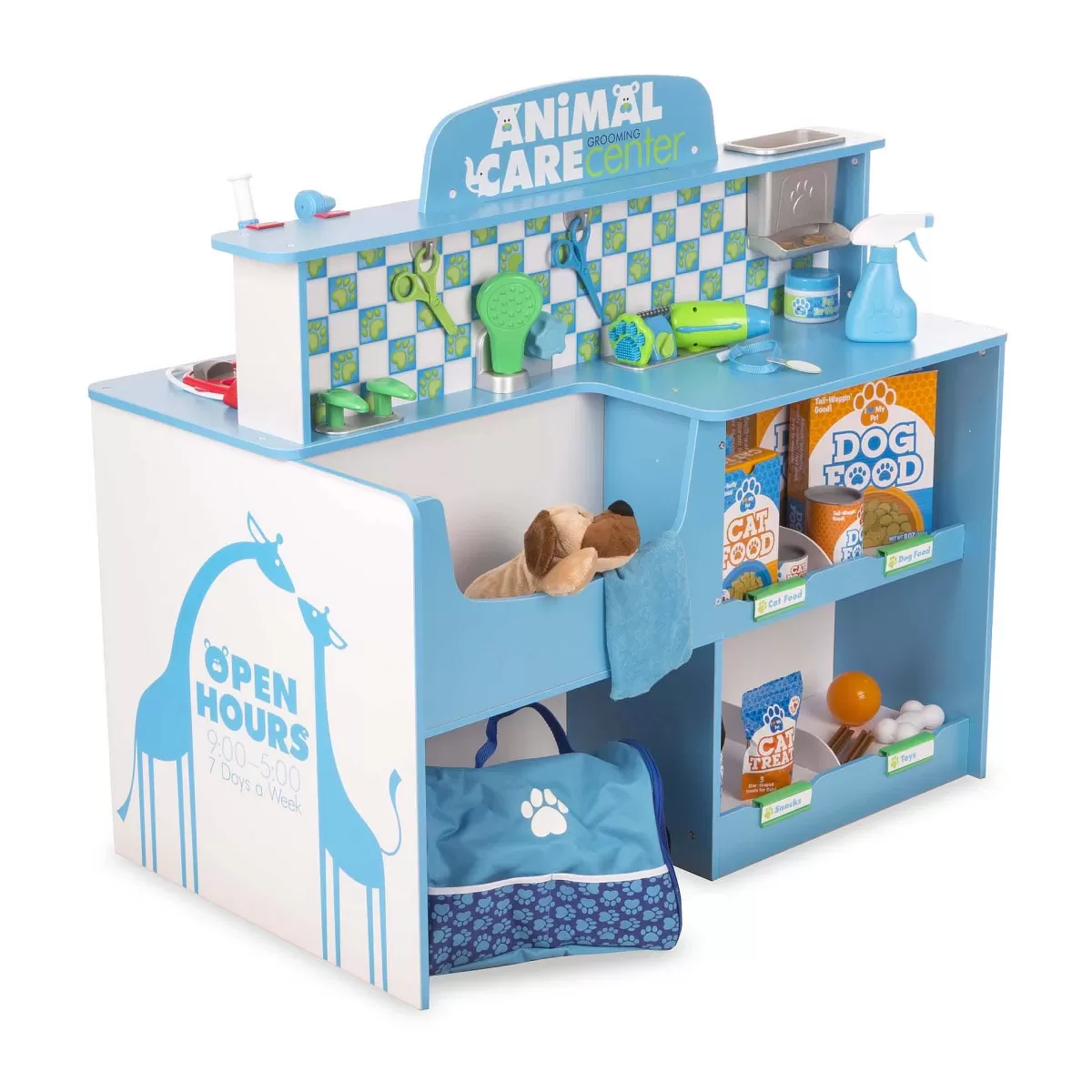 Melissa & Doug - Coffret Créatif Vétérinaire & Salon de Beauté pour Enfants - Jouet Éducatif Imaginatif en Promotion