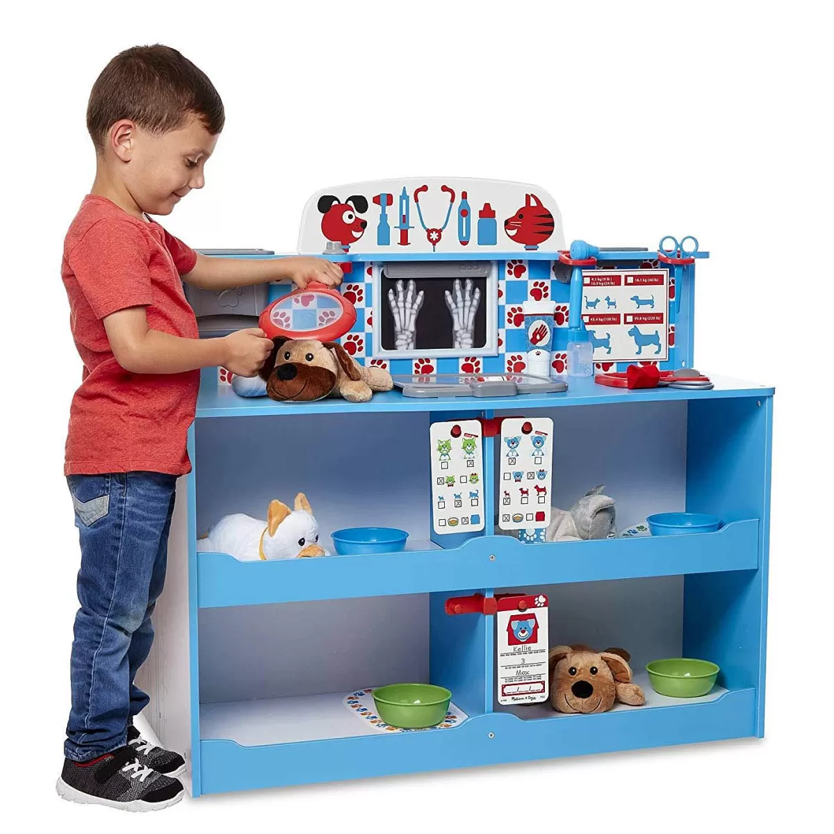 Melissa & Doug - Coffret Créatif Vétérinaire & Salon de Beauté pour Enfants - Jouet Éducatif Imaginatif en Promotion