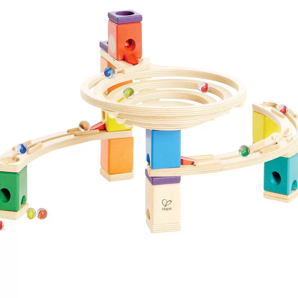 Circuit de Bille Château Quadrilla - Jeu de Construction en Bois HAPE | Offre Exceptionnelle