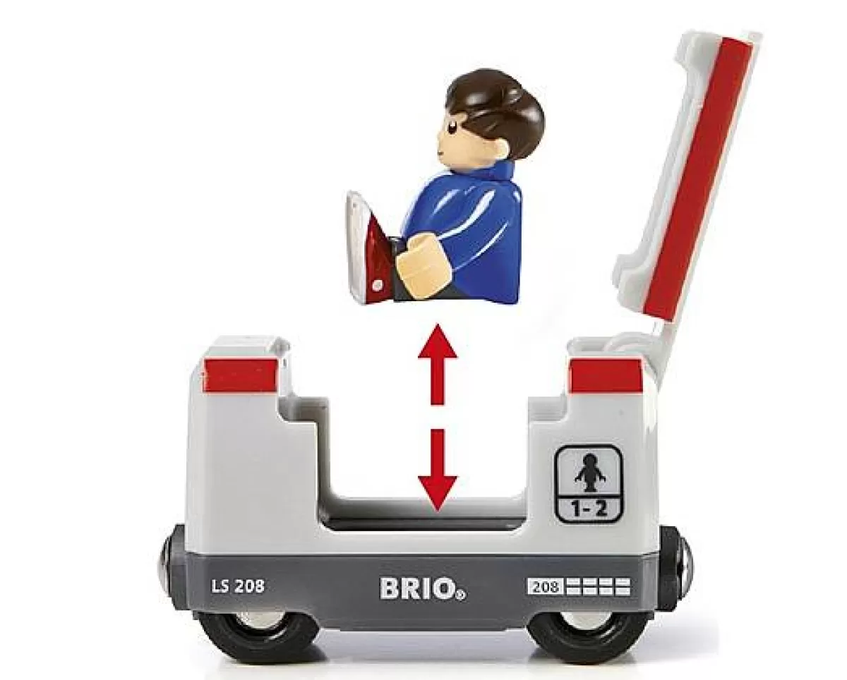 Circuit Brio Évolutif - Ensemble Démarrage 8 Passagers, Jeu de Construction Ludique et Économique pour Enfants