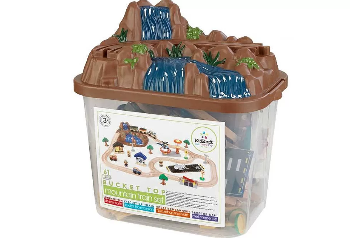 Kidkraft - Train Éducatif sur Circuit Montagneux | Jeu Interactif pour Enfants