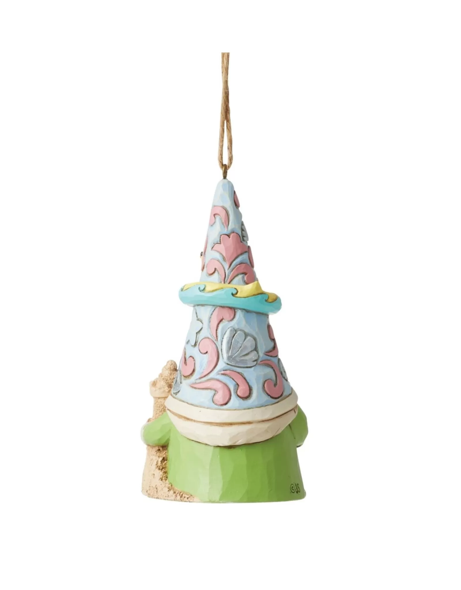 Nain Marin Artisanal avec Ornement de Château de Sable - Décoration Littorale par Jim Shore