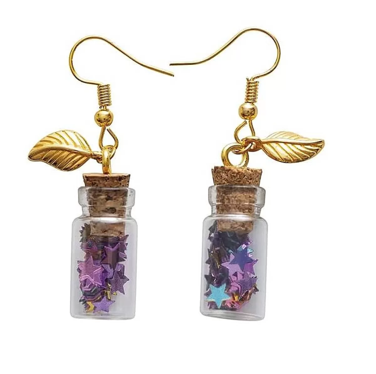 Janod - Kit de Création de 4 Bijoux Enchantés avec Fioles Magiques pour Enfants - Loisirs Créatifs Féeriques