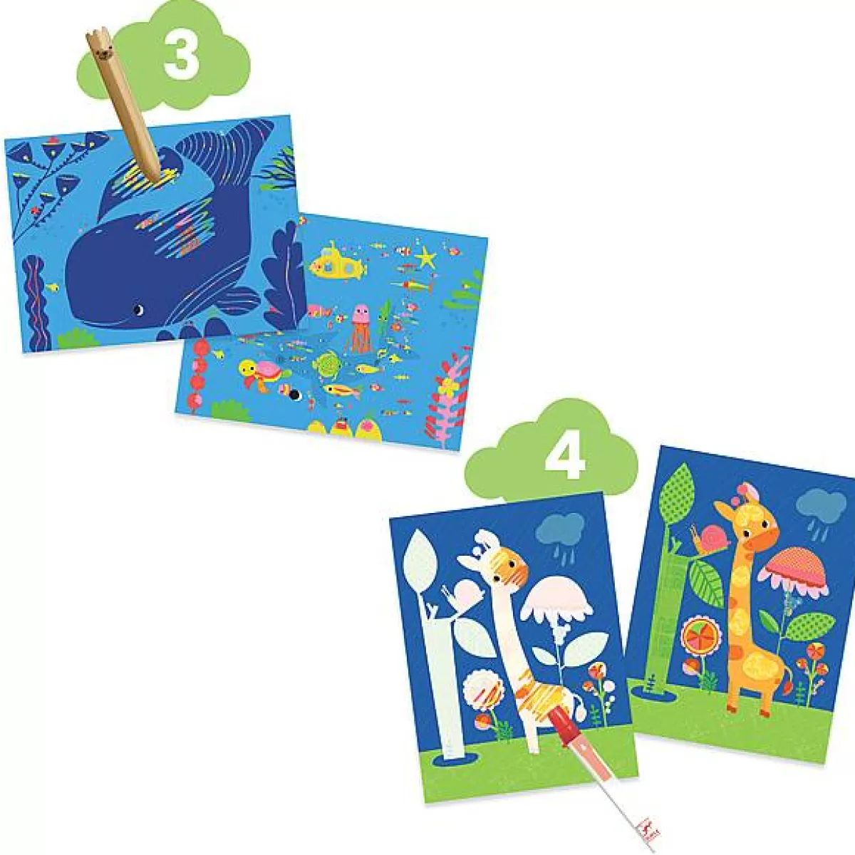Djeco - Boîte à Création Enfant | 6 Ateliers Artistiques pour S'amuser + Promotion Exclusive