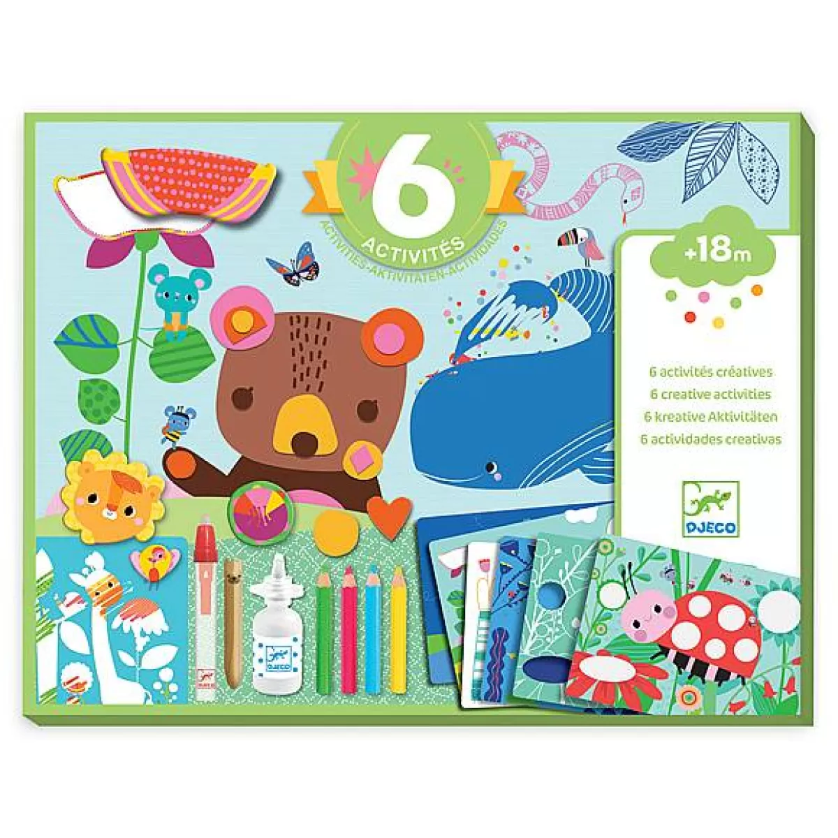 Djeco - Boîte à Création Enfant | 6 Ateliers Artistiques pour S'amuser + Promotion Exclusive