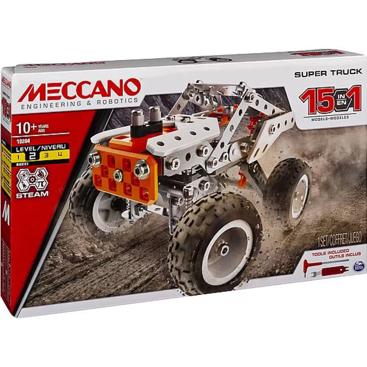 En liquidation : Kit de construction Meccano exclusif - 15 modèles innovants pour créer sans limites !
