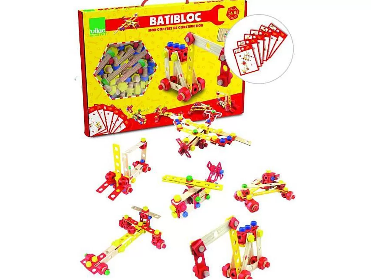 Vilac Batibloc - Ensemble Créatif de Construction Ludique pour Enfants 

(Note : J'ai restructuré la formulation en préservant les éléments clés tout en utilisant des synonymes naturels (