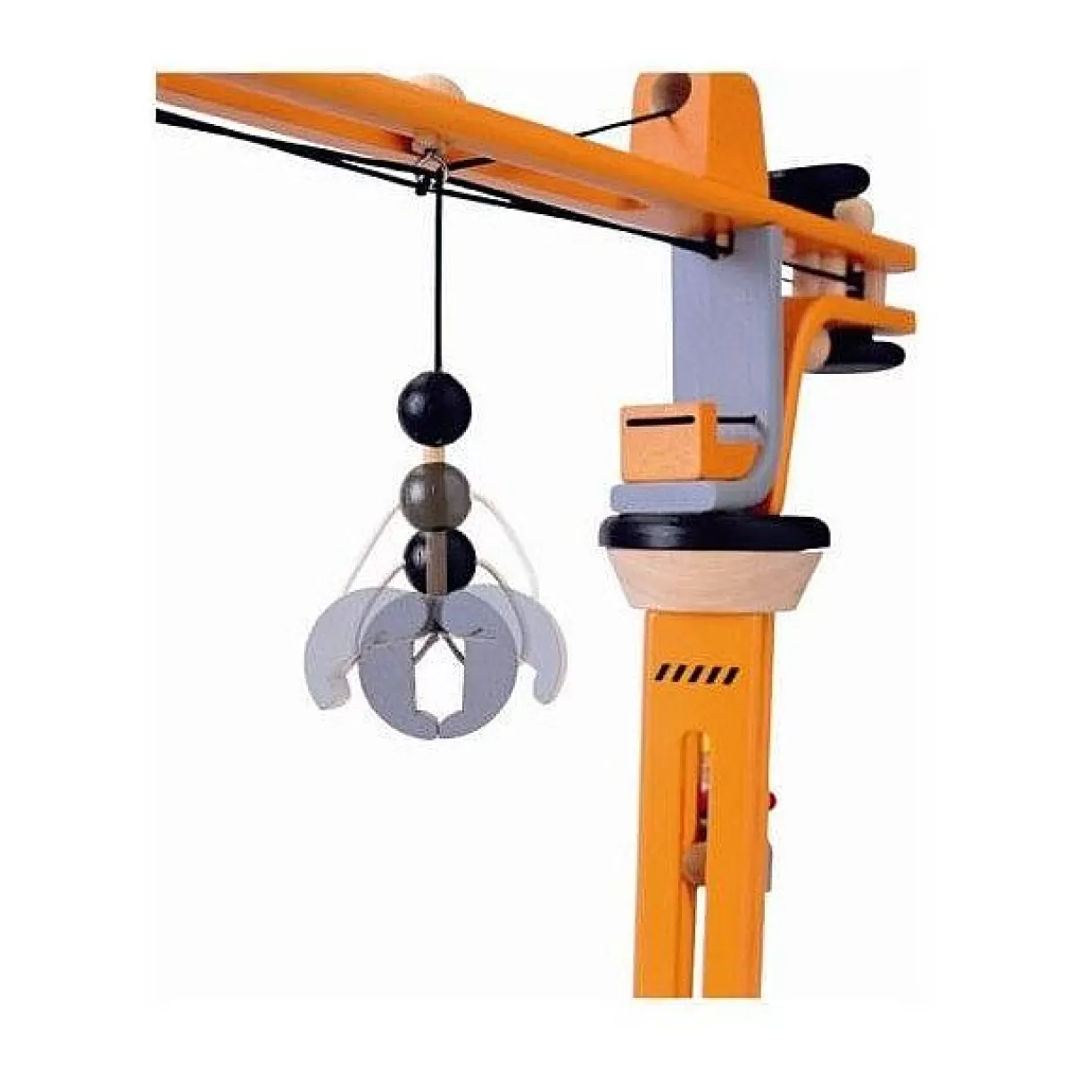PlanToys Nouveauté 2024｜Jeu de Construction Grue Éducatif｜Coffret Complet en Bois Écologique pour Enfants 3+ Ans