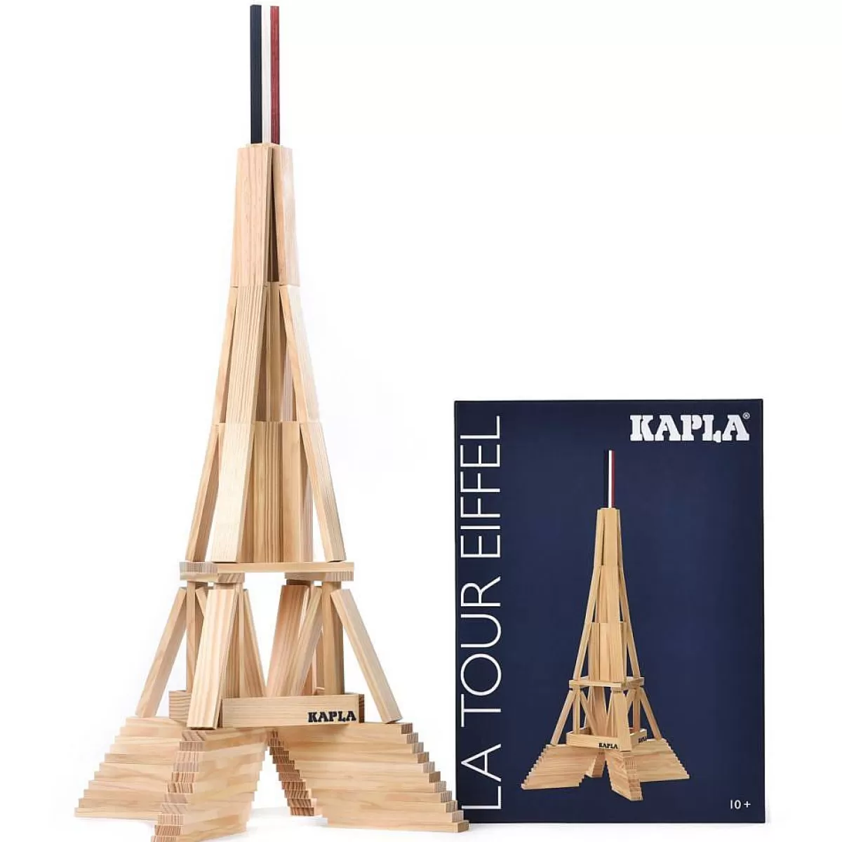 Édition Spéciale Tour Eiffel - Kit de Construction Kapla | Jeu Créatif en Bois + Idée Cadeau Originale (Promotion Éclair)