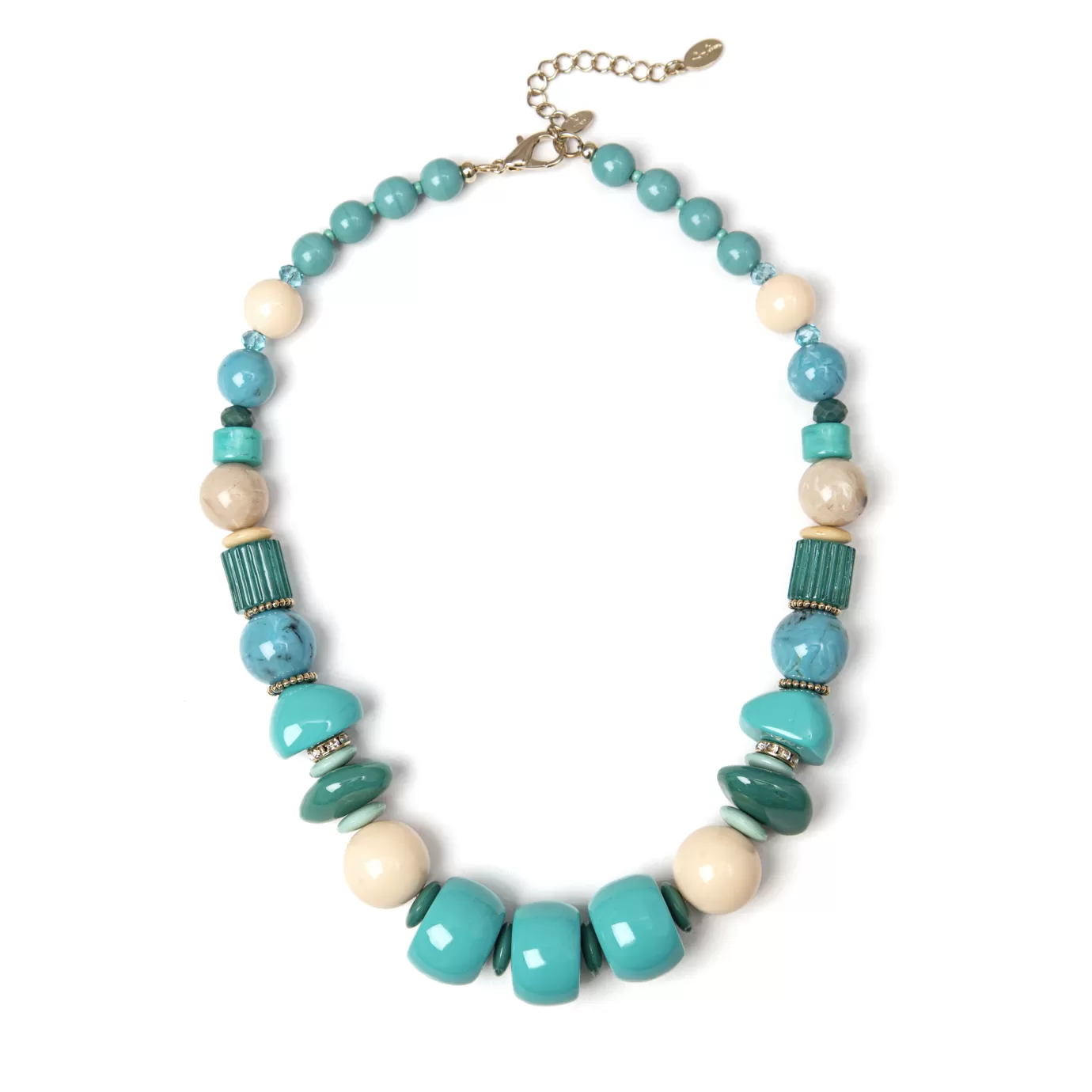Collier Artisanal Multicolore Serties de Pierres Précieuses - Corte & Sodini Élégance Intemporelle