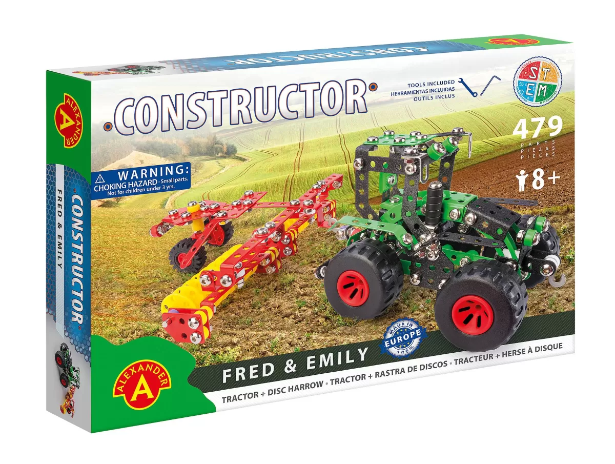Découvrez le Jeu de Construction Créatif Fred & Emily - Ensemble d'Aventure Enflammée par Alex Toys
