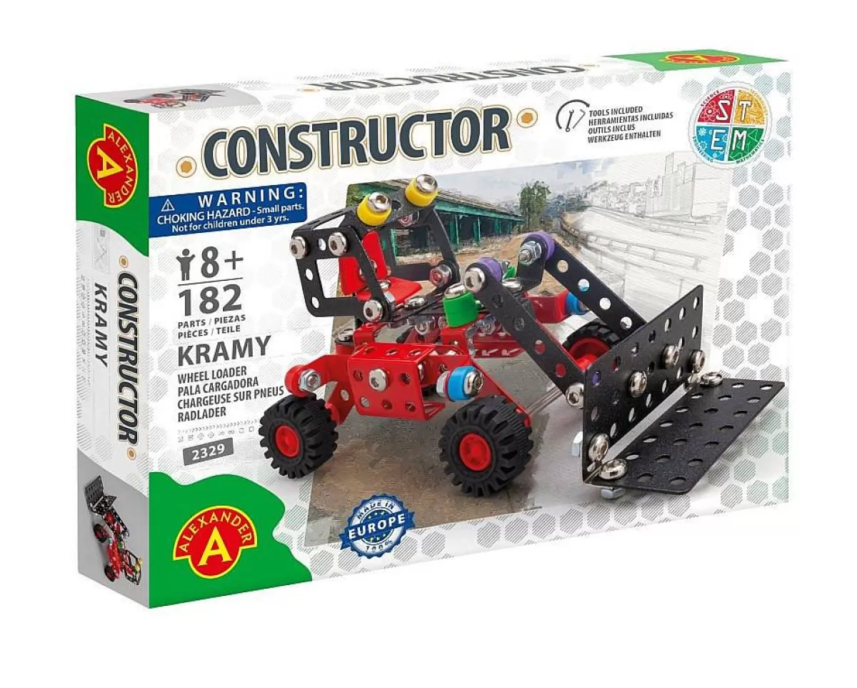 Jeu de Construction Alex Toys - Chargeuse à Pneus Éducative pour Enfants | Version Robuste (Promotion Exclusive)