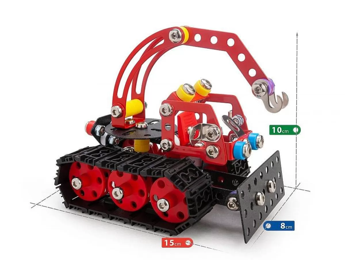 Découvrez le Set de Construction Bâtisseur Nordique - Bulldozer Créatif pour Enfants