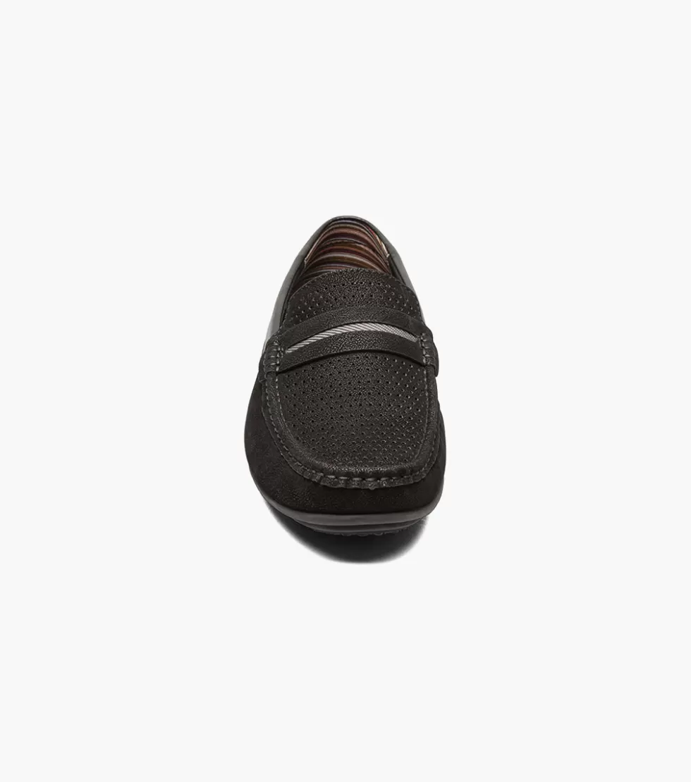 Chaussure Stacy Adams Corby en Cuir Noir – Élégance Urbaine Boutique