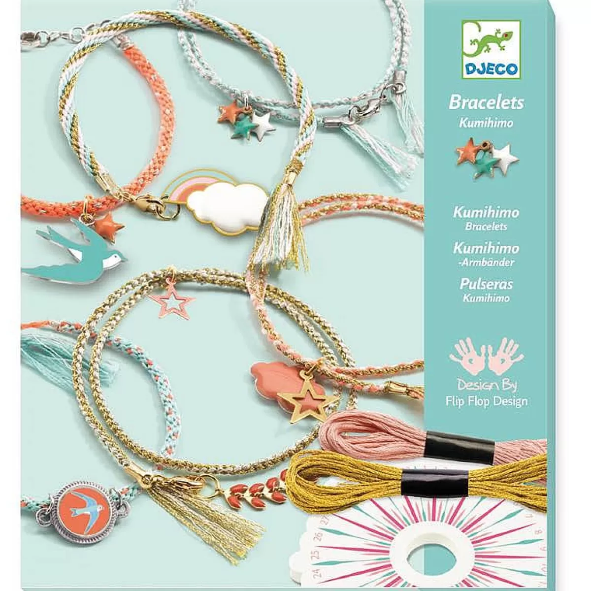 Djeco Kit Créatif Bracelets Personnalisables pour Enfants 6-11 Ans - Atelier de Bijoux Mode Junior 

(Note : J'ai restructuré le titre en utilisant des synonymes naturels, ajouté des éléments descriptifs comme 