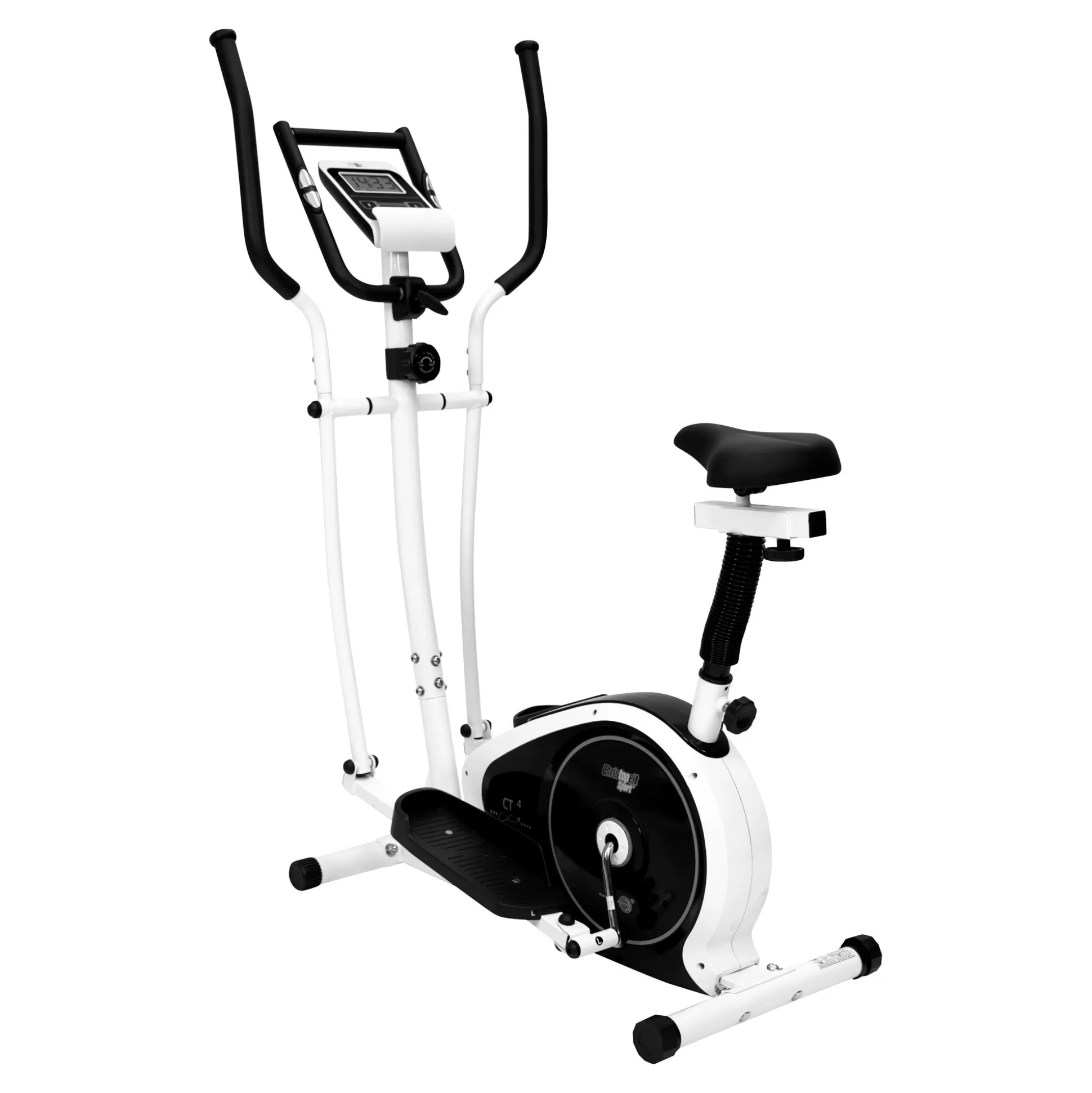 Vélo d'appartement cross-training haut de gamme CHRISTOPEIT SPORT R7 Pro - Design ergonomique pour des séances complètes à domicile