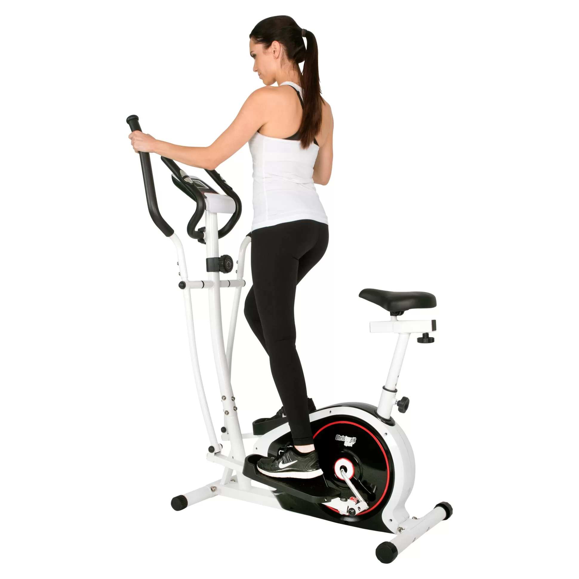 Vélo d'appartement cross-training haut de gamme CHRISTOPEIT SPORT R7 Pro - Design ergonomique pour des séances complètes à domicile