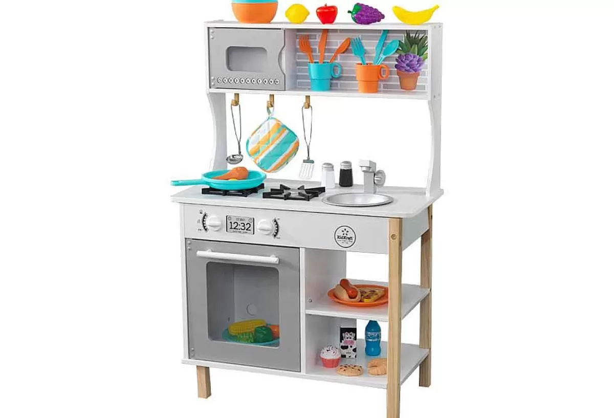 Découvrez la Cuisine Jouet Kidkraft Intemporelle avec Accessoires Complets - Promotion Éclair Exclusive !