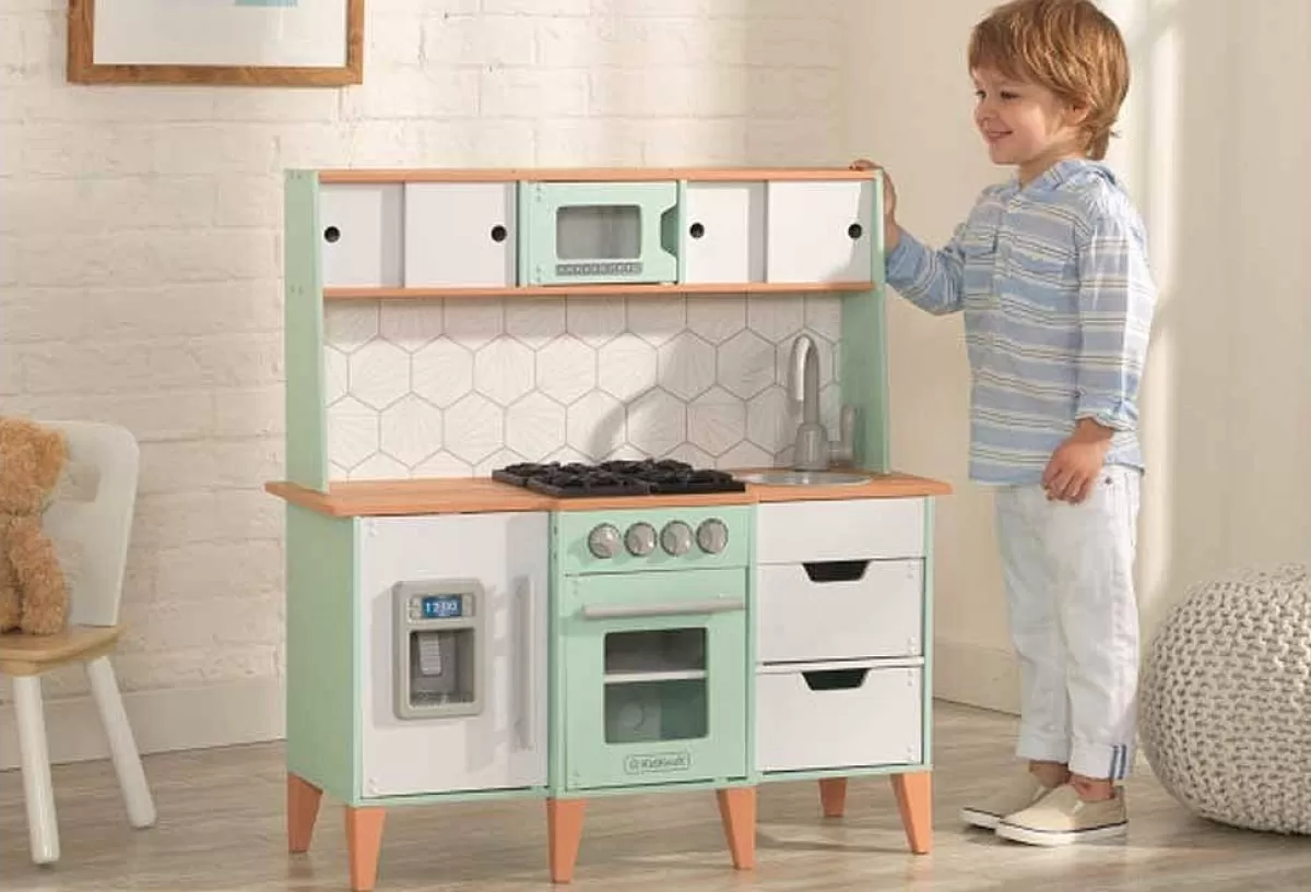 Cuisine Jouet Éducatif Style Rétro Années 50 pour Enfants Kidkraft - Promotion Exclusive -50%