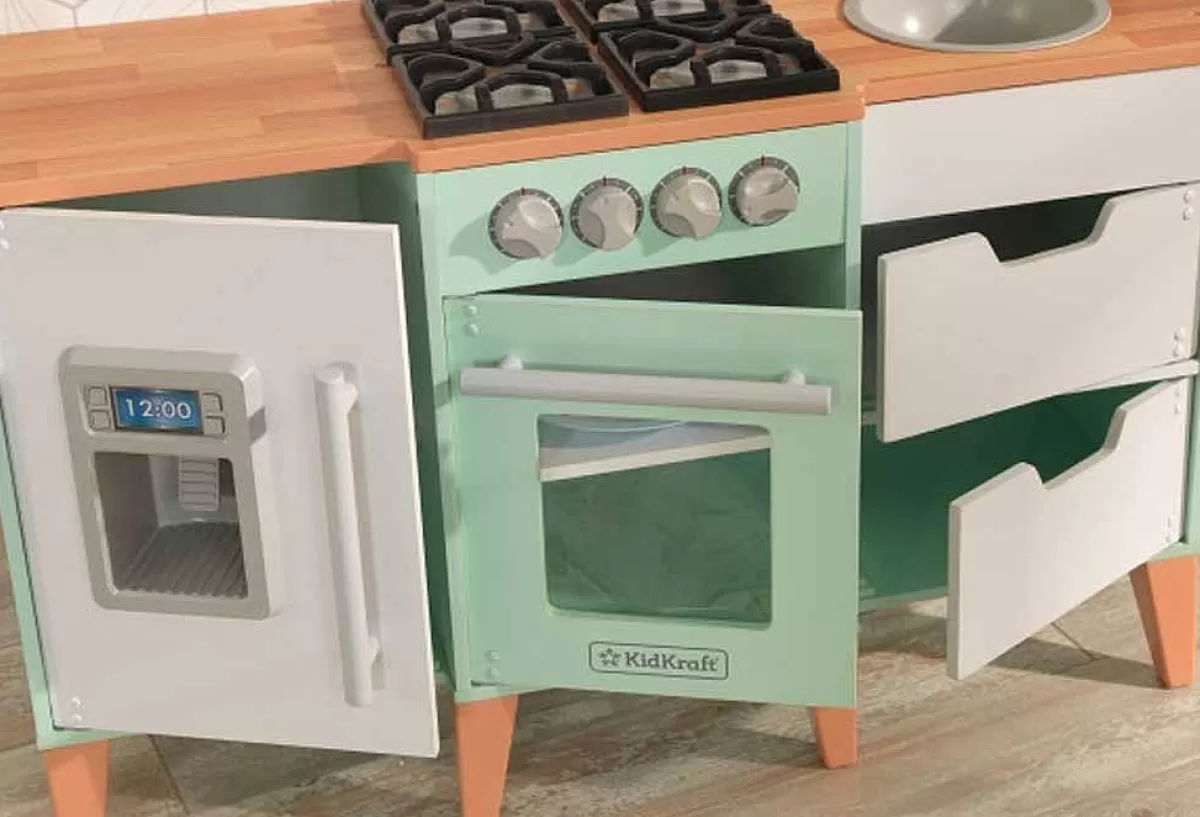 Cuisine Jouet Éducatif Style Rétro Années 50 pour Enfants Kidkraft - Promotion Exclusive -50%