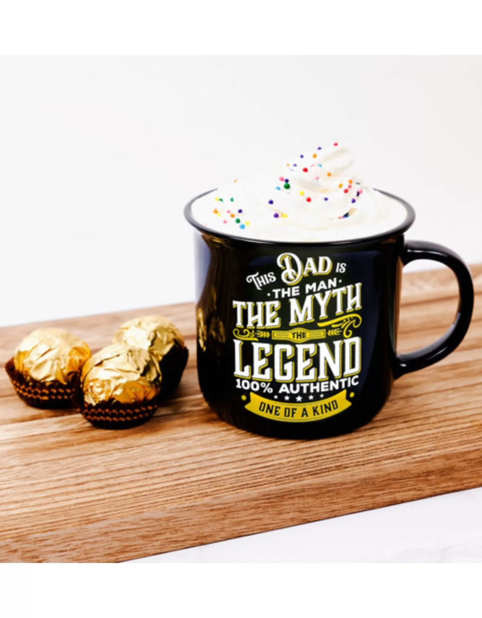 « Tasse Cadeau Fête des Pères - Héros du Quotidien - 38 cl Personnalisable »