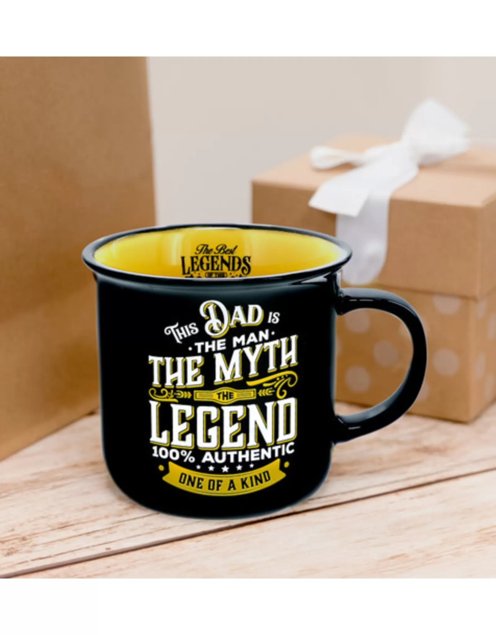 « Tasse Cadeau Fête des Pères - Héros du Quotidien - 38 cl Personnalisable »