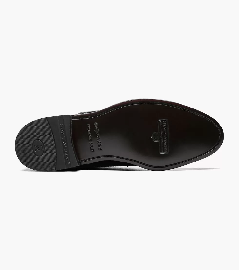 Dernière chance ! Chaussures élégantes Stacy Adams Dayton en noir - Édition Limitée Soldes Flash