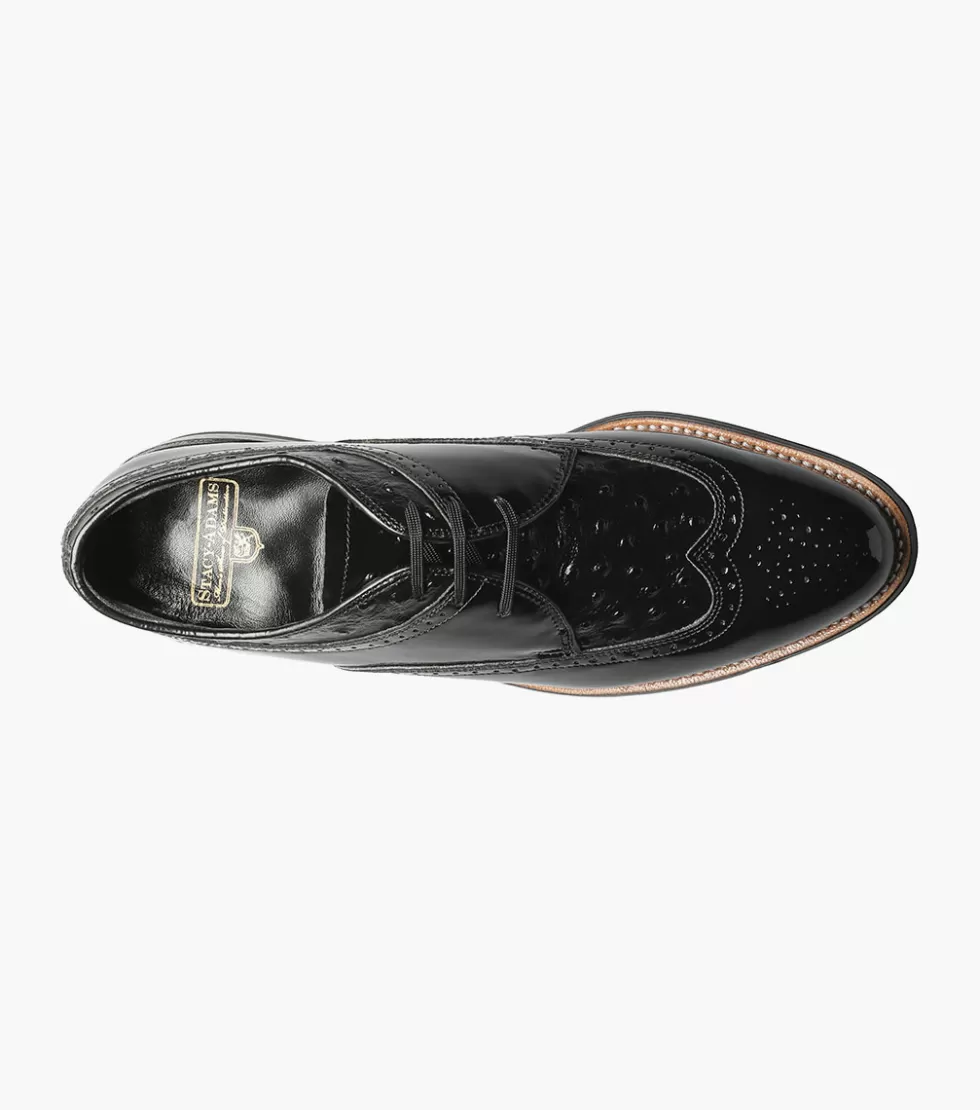Dernière chance ! Chaussures élégantes Stacy Adams Dayton en noir - Édition Limitée Soldes Flash