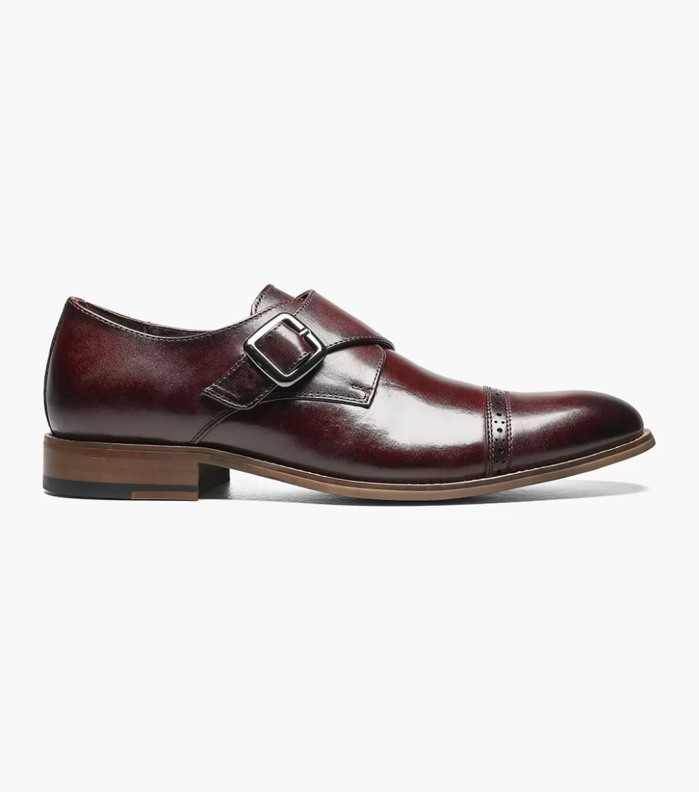 Stylish Chaussures Classiques Stacy Adams Desmond - Couleur Bordeaux Exclusif en Promotion Édition Limitée