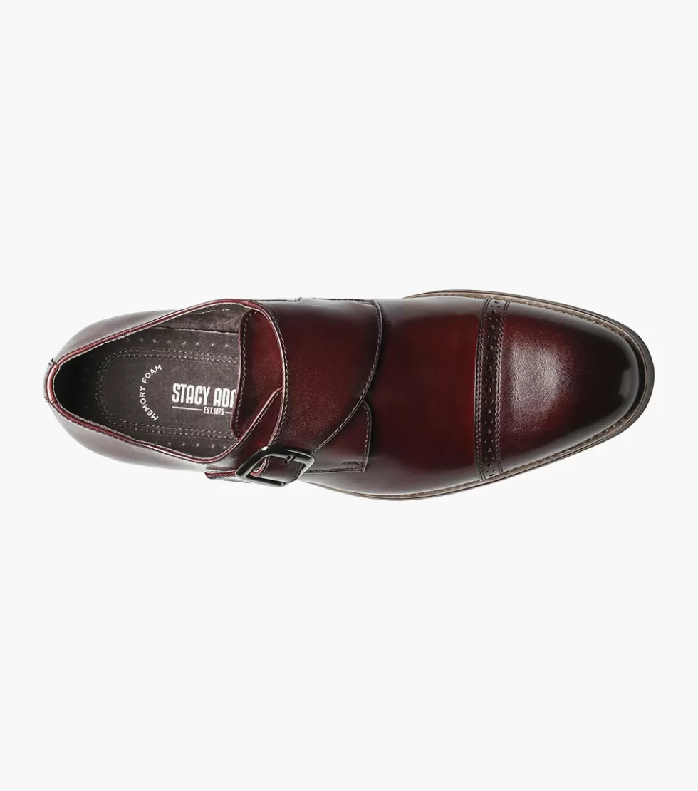Stylish Chaussures Classiques Stacy Adams Desmond - Couleur Bordeaux Exclusif en Promotion Édition Limitée