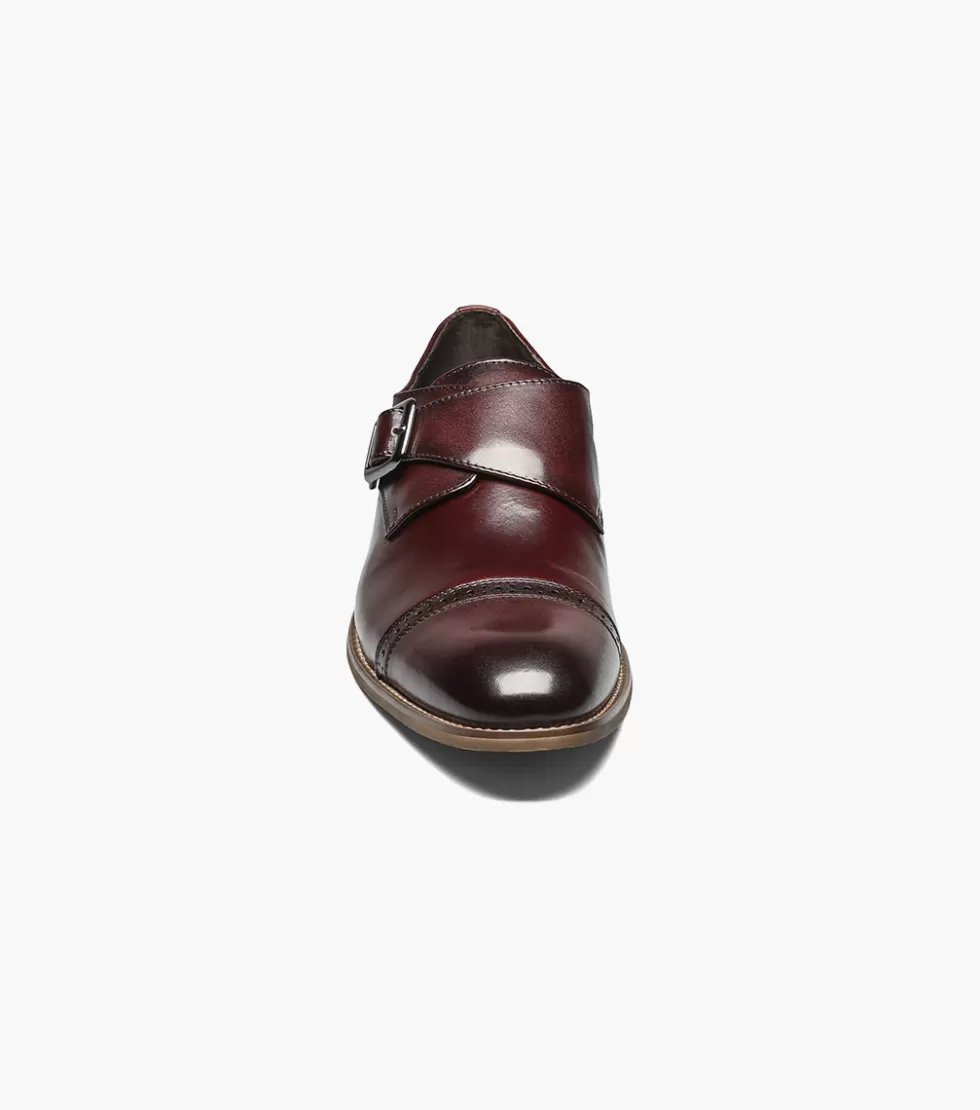 Stylish Chaussures Classiques Stacy Adams Desmond - Couleur Bordeaux Exclusif en Promotion Édition Limitée