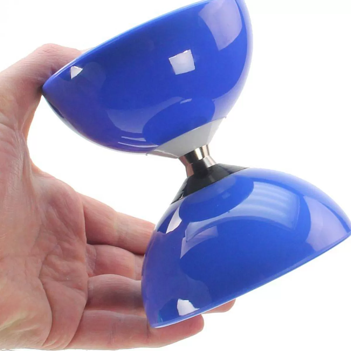 Netjuggler - Diabolo Pro à Roulements Fluides Bleus avec Baguettes Ergonomiques - Set Premium Ultra-Résistant