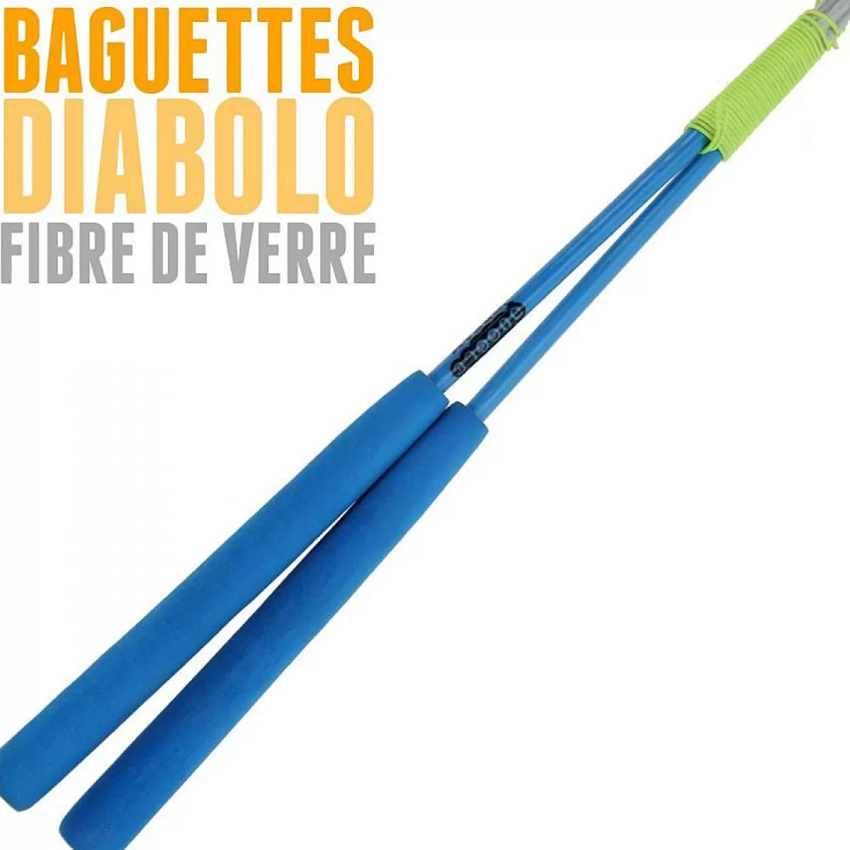 Juggle Dream Diabolo Expert Vert avec Baguettes Pro - Combo Premium pour Jonglerie Fluide