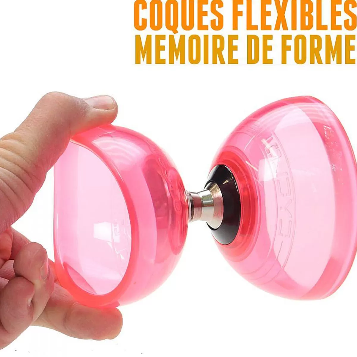 Diabolo Professionnel avec Triple Roulements – Quartz V2 en Nuance Rose Élégant pour un Style Urbain | Collection Juggle Dream