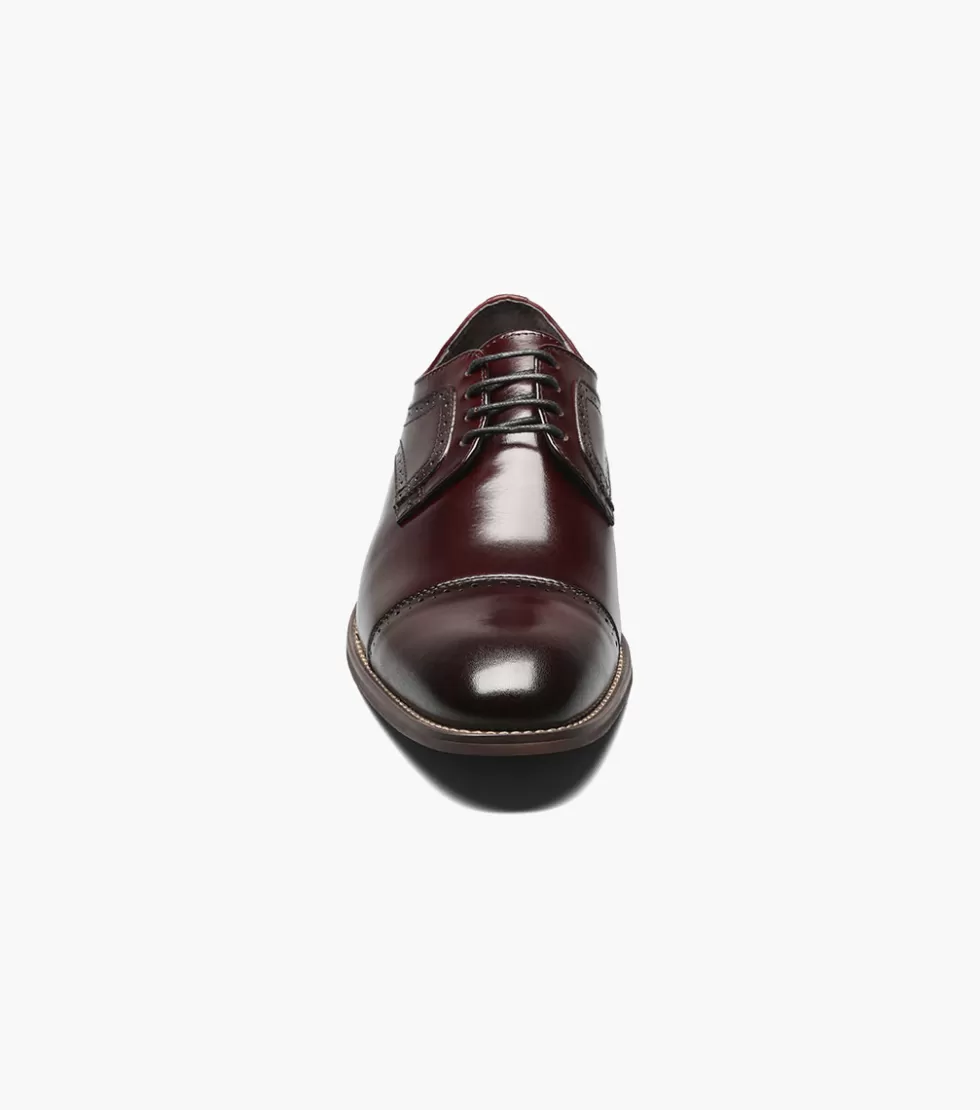Chaussures Stacy-Adams Dickinson Bordeaux - Modèle Élégant en Cuir Souple en Promotion Exclusive
