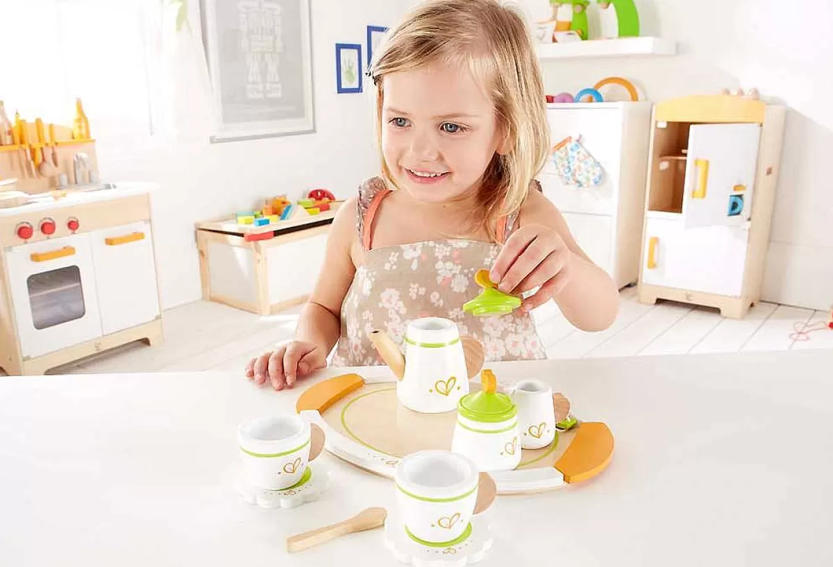 HAPE Service de Table Élégant en Bois Massif - Design Contemporain pour Repas Tendance