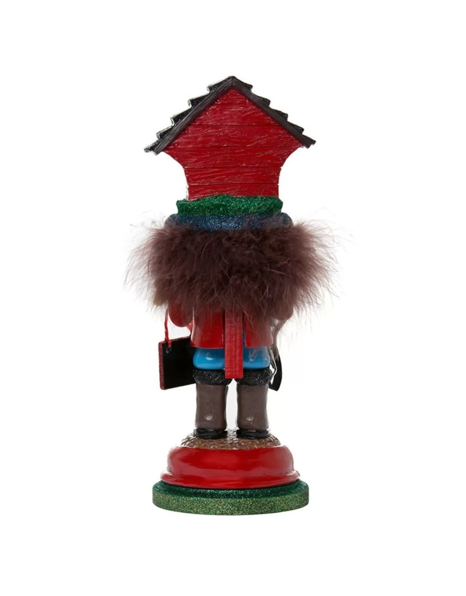 Casse-Noisette Décoratif Kurt S. Adler - Maison de Chien avec Chapeau Festif pour les Fêtes