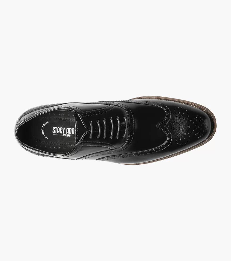 Chaussures Stacy Adams Dunbar Homme - Noir Élégant à Prix Abordable